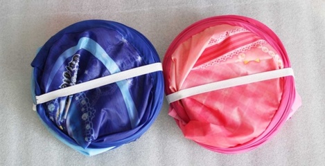 洗衣篮义乌厂家直销 花布洗衣篮广告篮 网布脏衣篮 日本卡通篮