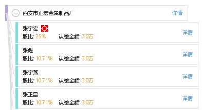 西安市正宏金属制品厂 工商信息 信用报告 财务报表 电话地址查询 天眼查
